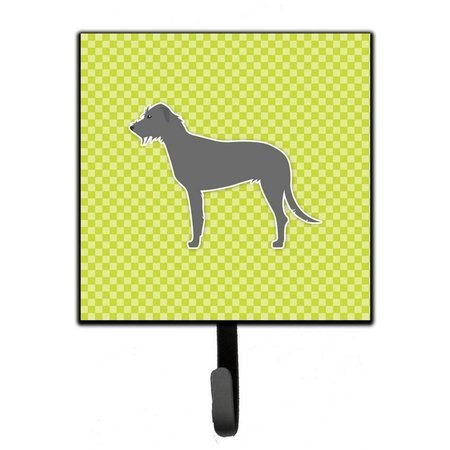 MICASA Irish Wolfhound Checkerboard Green Leash or Key Holder MI224200